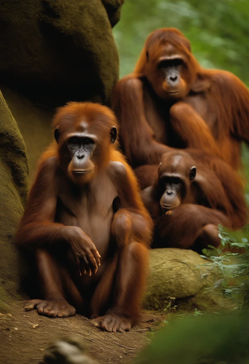 Early humans，Living in groups，Hunting for a living