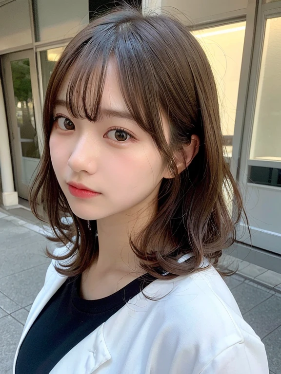 Group photo of three close friends, portrait of a japanese ,(Best Quality,4K,8K,hight resolution,masutepiece:1.2),Ultra-detailed,(Realistic,Photorealistic,Photorealsitic:1.37),cute-style,dian,Dribbling High Detail 8K,Studio Lighting - V 6, Random cute pleated skirt,Randomly cute clothes, Random Faces, Random curly hair, bangss, bare-legged