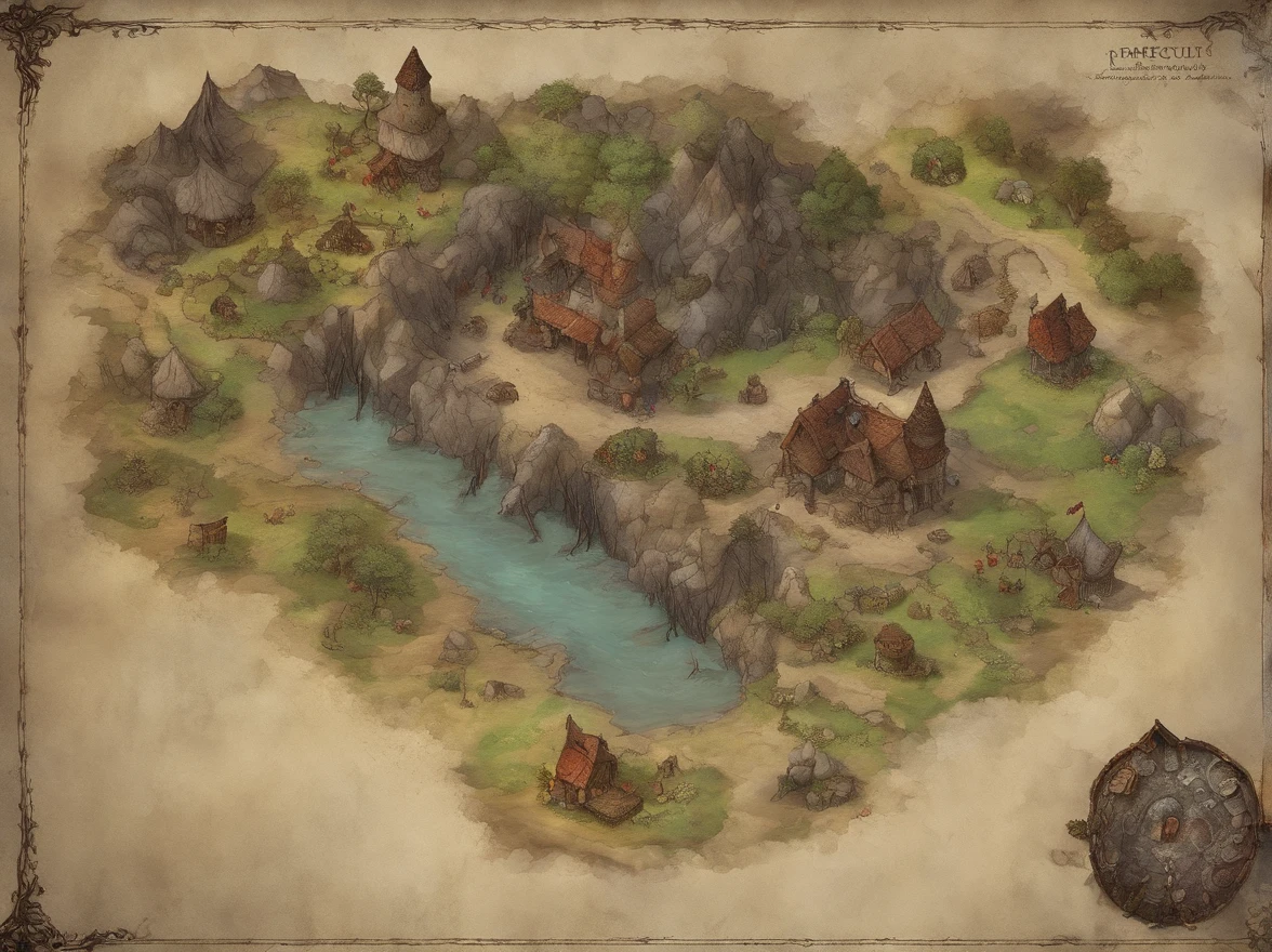 A direct top-down aerial view from a drone, Battle map of the underground science prison, (Great roots of black magic sprout from the west:1.2), (Black necrotic magic in the air:1.2), fires, Ice and thunder, dungeons and dragons, Final Fantasy, art for the game, (Coherent architecture and interior design, With realistic proportions and textures, intricately details, handpainted, vibration, Cinematic lighting, tmasterpiece, 8K:1.2)