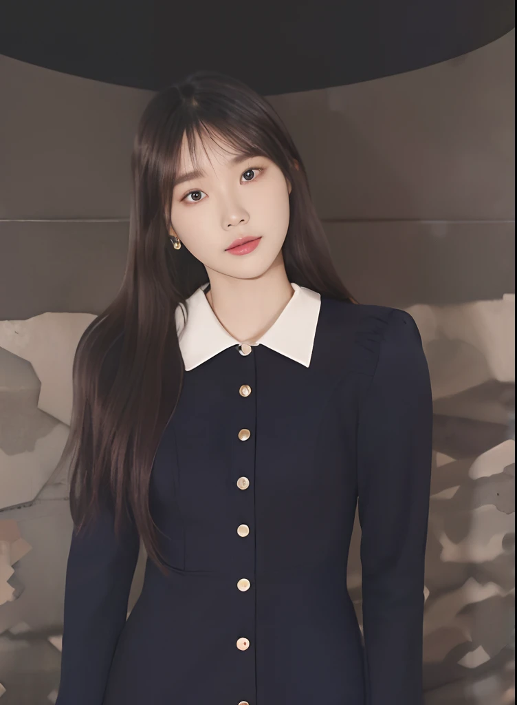 there is a woman that is standing in front of a wall, Lee Ji-eun, lee ji eun, jaeyeon nam, Choi Hyun-hwa, sun yunjoo, park jimin, korean artist, seseon yoon, jiyun chae, shin min jeong, sangsoo jeong, Kim Tae-joon, gongbi, hwang se - on