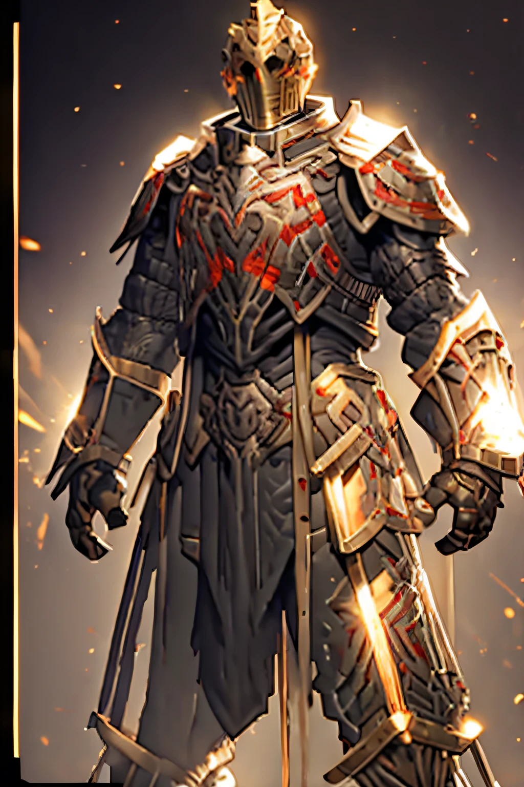 der riese，armor，Emits a golden glow