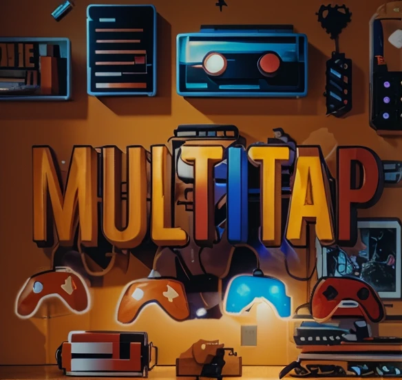 Desenho da palavra multitap