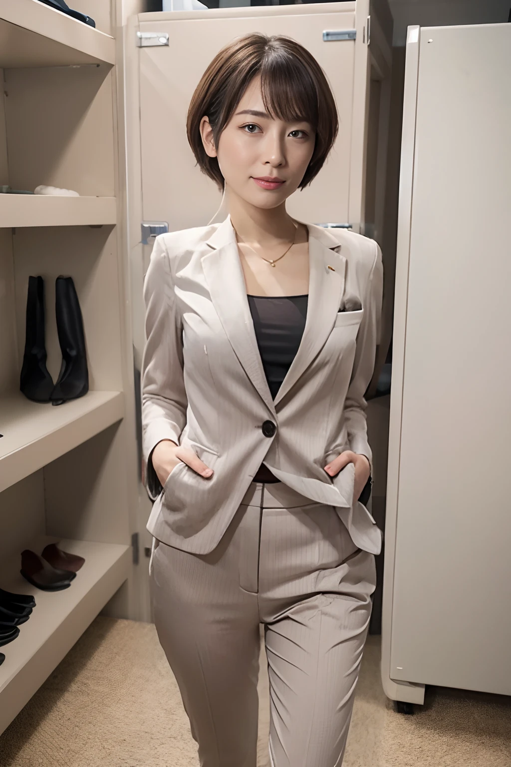 Business suits、tight skirts
