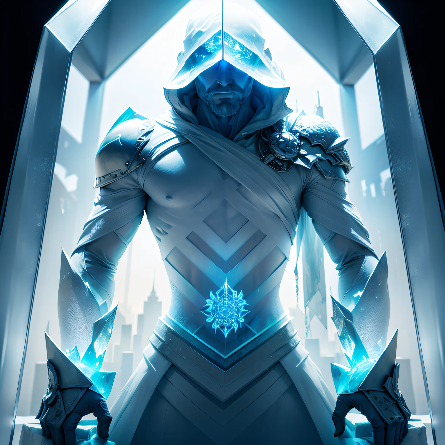 (ice sculpture, let there be light, multiple layers, transparency, double exposure, scenery, detailed background, 32K, 72dpi) AND (psychedelic art, dooms day, multiple layers, transparency, double exposure, scenery, detailed background, 32K, 72dpi)
