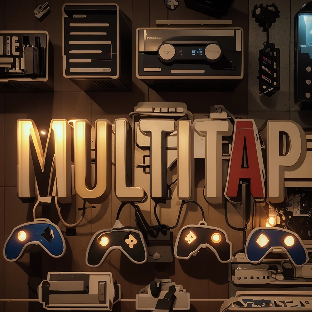 Desenho da palavra multitap