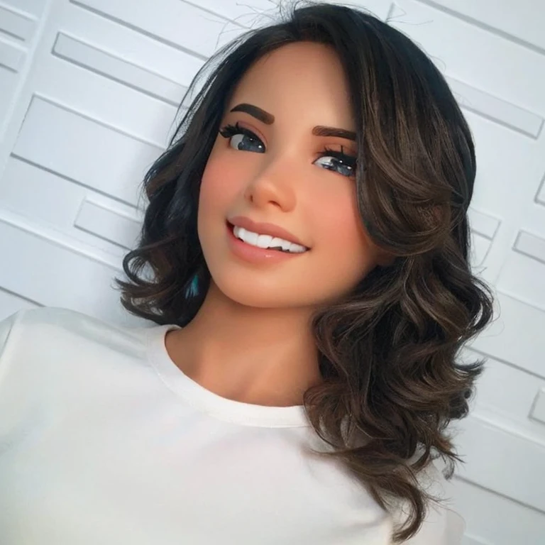 A beautiful girl disney pixar style, alta qualidade, melhor qualidade