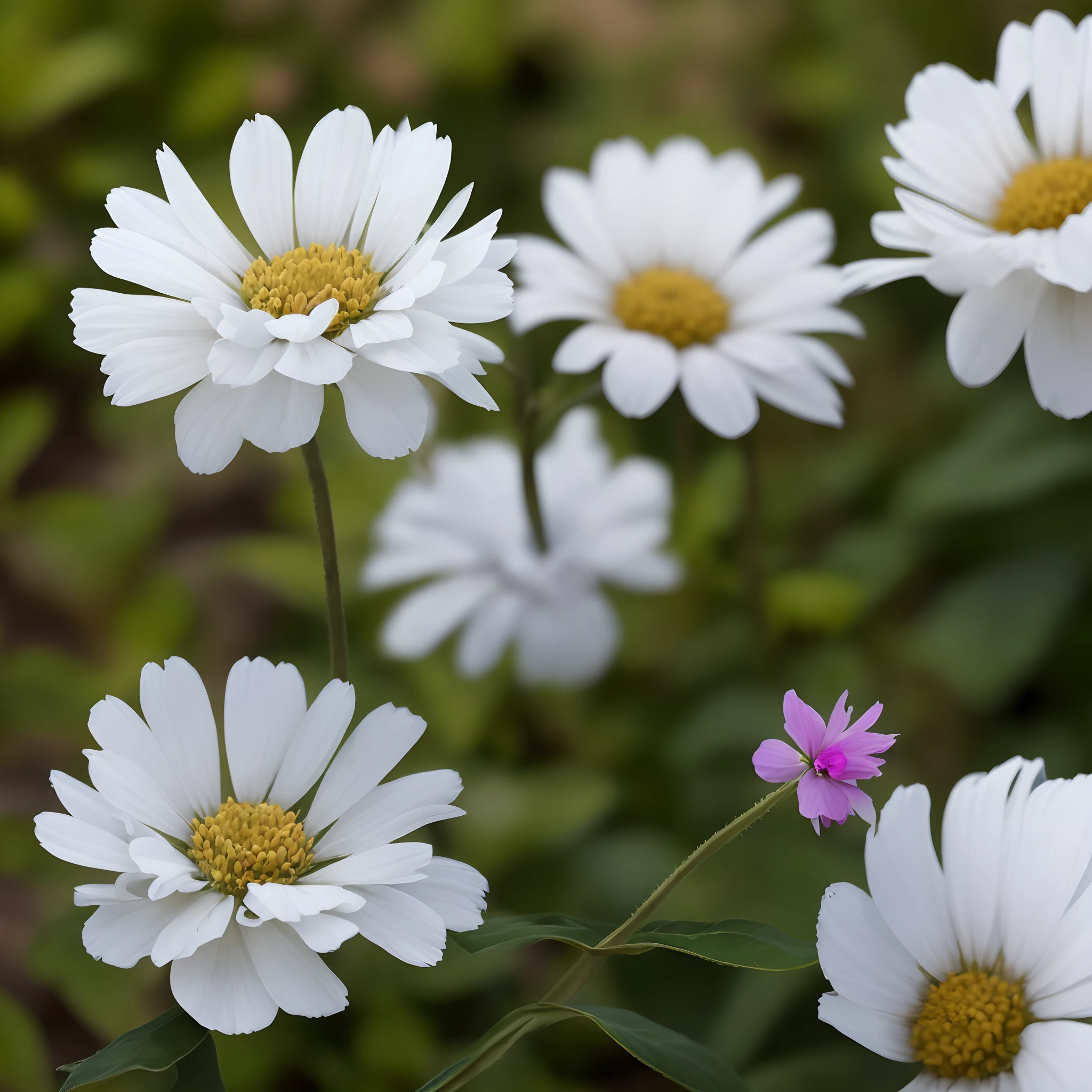 Une fleur qui pousse dans la paume d'une main