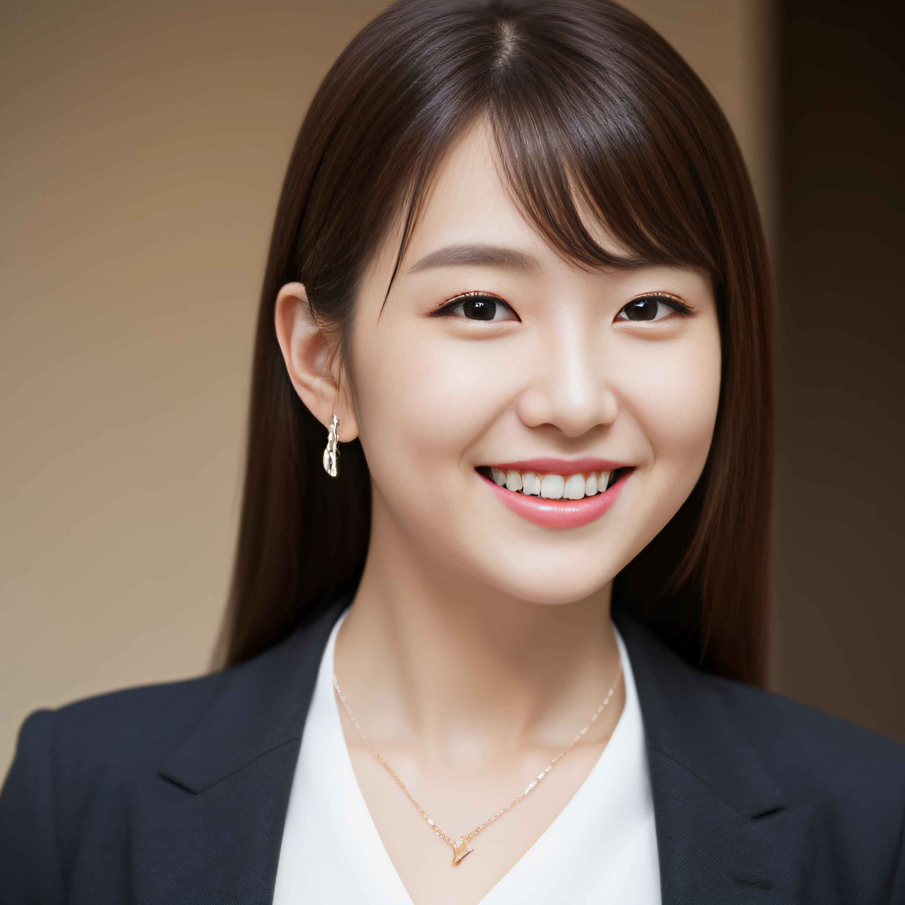 photograph of-realistic (1 cute Korean actress), vests, At a ramen shop, Smiling, Canon EOS, Clear facial features, closeup portrait, Movie mode, 8K