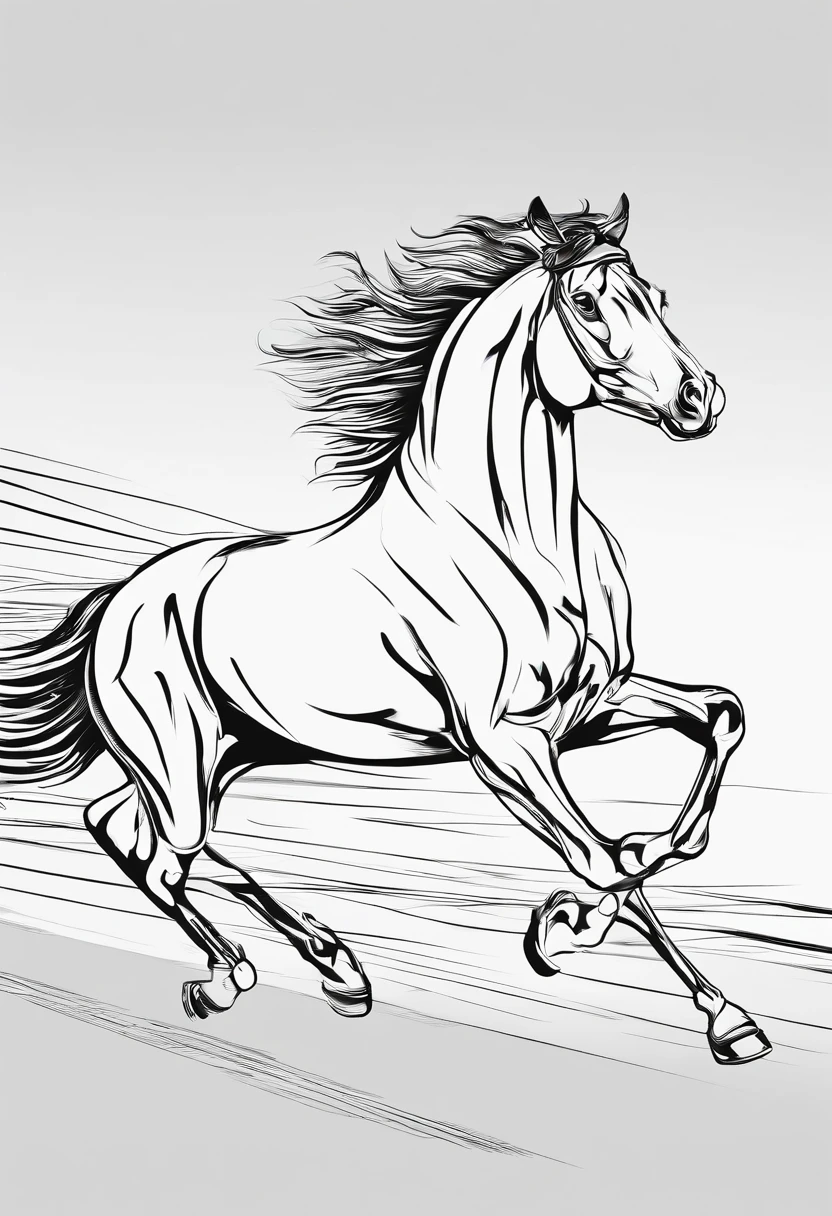 Running horses、It features a simple、Feeling of sprinting、Horizontal angle、Fashionable、Ferrari、Delicate。、It features a simple