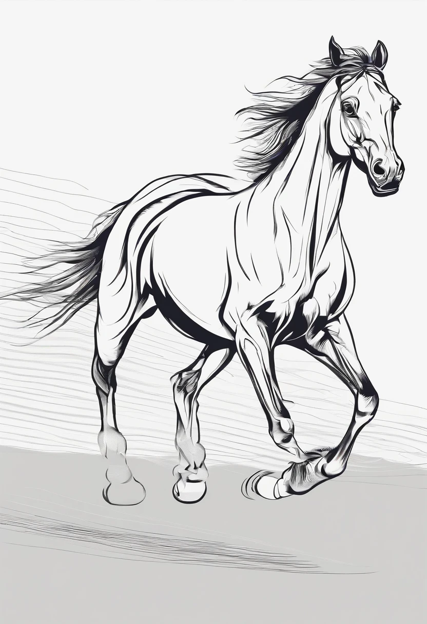 Running horses、One Horse