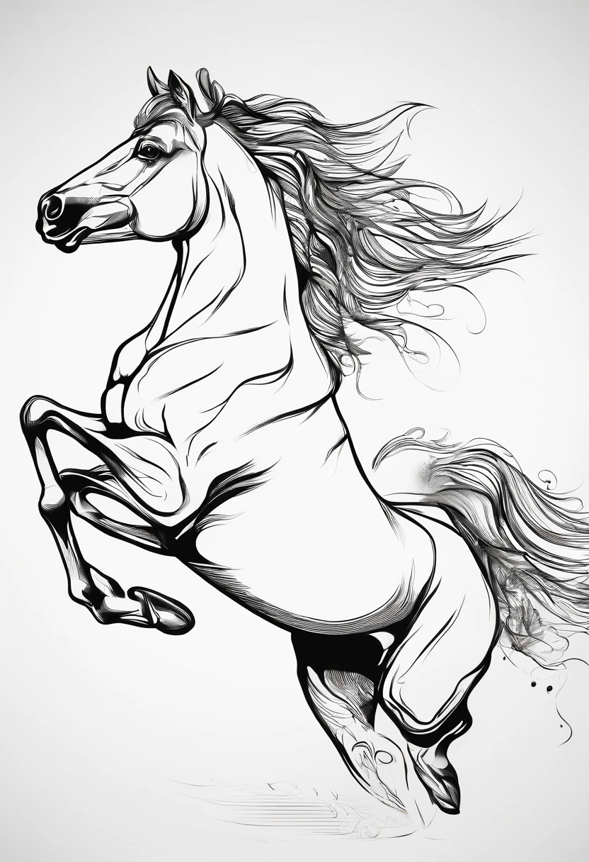 Running horses、One Horse