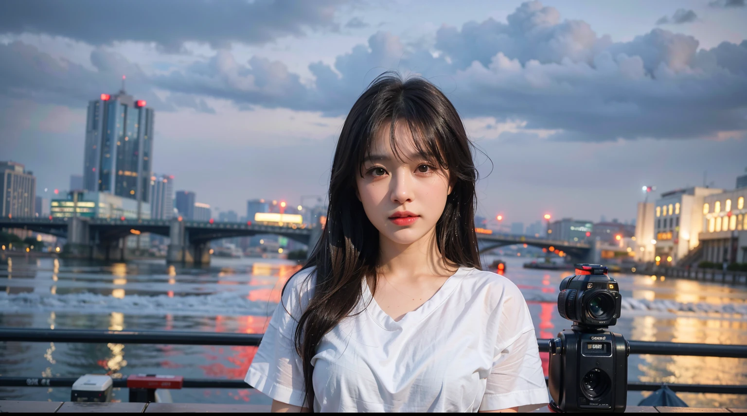 mix4,(8k, RAW photo, best quality, master:1.2), (realistic, photo-realistic:1.37),1girl,cute,cityscape,night,rain,wet,professional lighting,photon mapping,radiosity,physically-based rendering ,