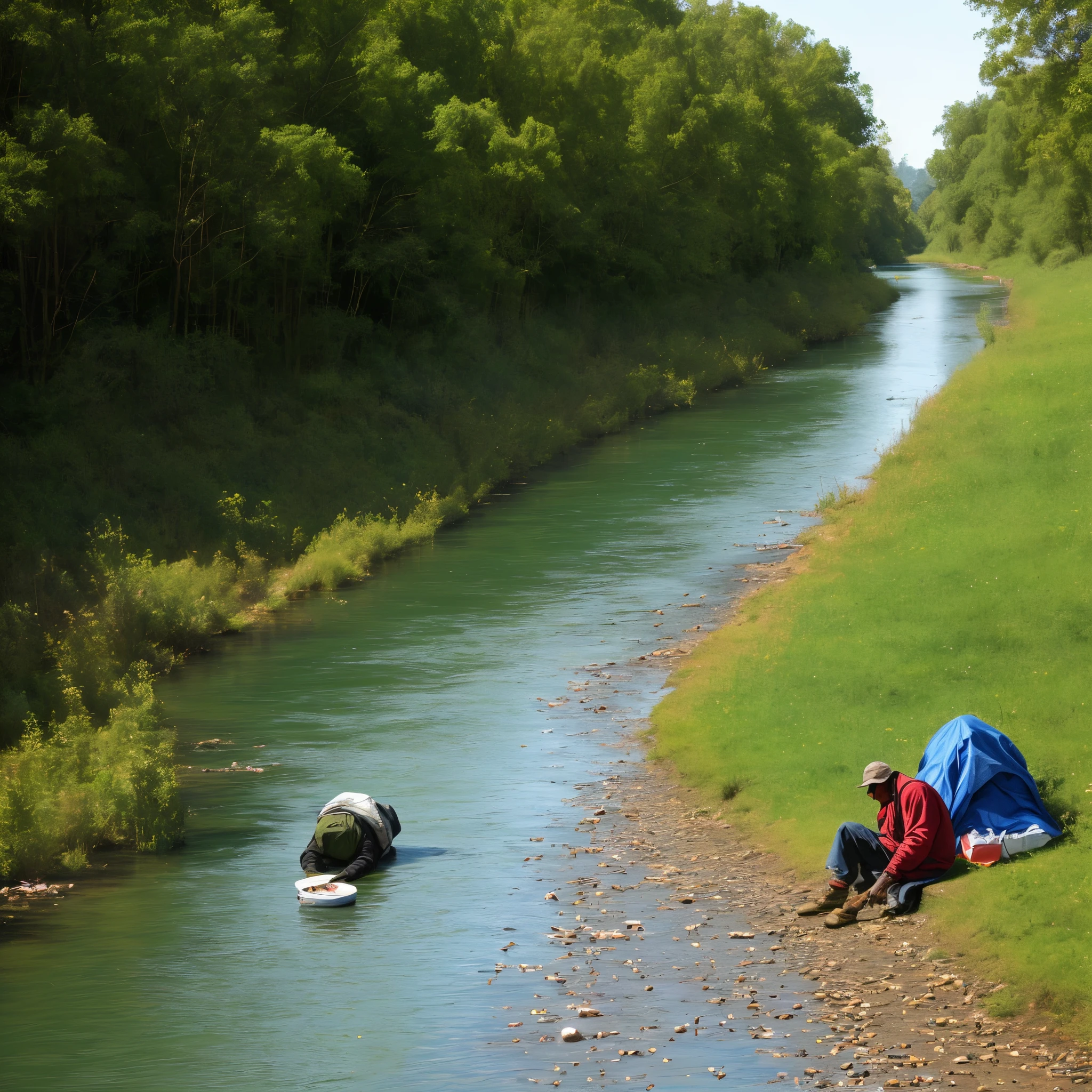 Into the river homeless