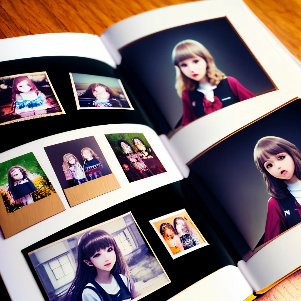 Yearbook page layout titled “hold on to the memories” with polaroids taylor swift themed