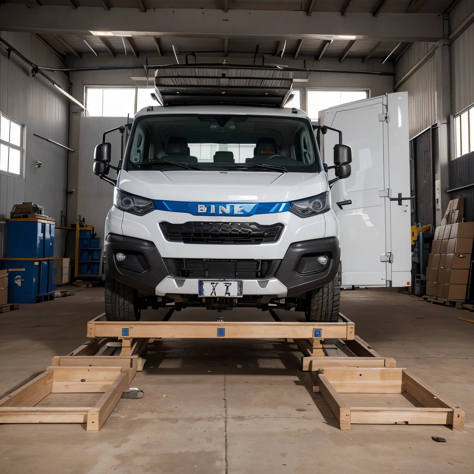 Preciso de um projeto detalhado, with quantity of material for manufacturing a hydraulic winch platform, com 8 metros de comprimento e capacidade de peso a cima de 15 toneladas. This platform will be installed on an Iveco brand bitruck truck, modelo Tector 31-300 8x2, ano 2021/2022.