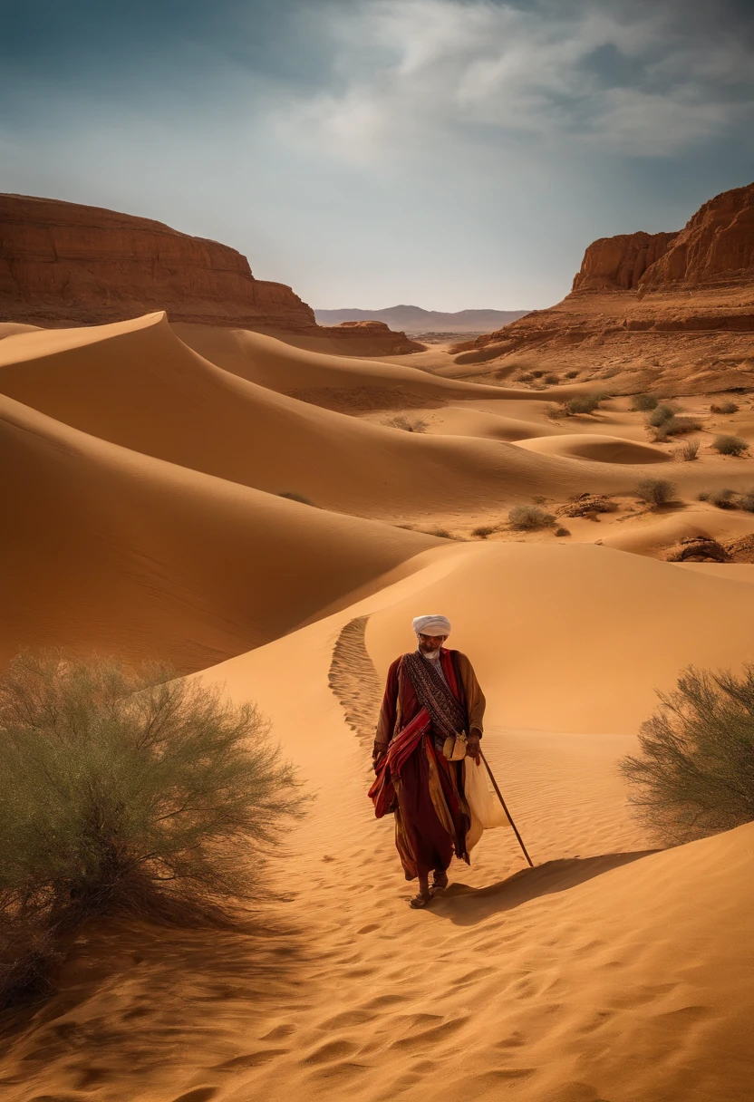 The Exodus of Moses、Singh's Wilderness、A desert、A desert、A desert