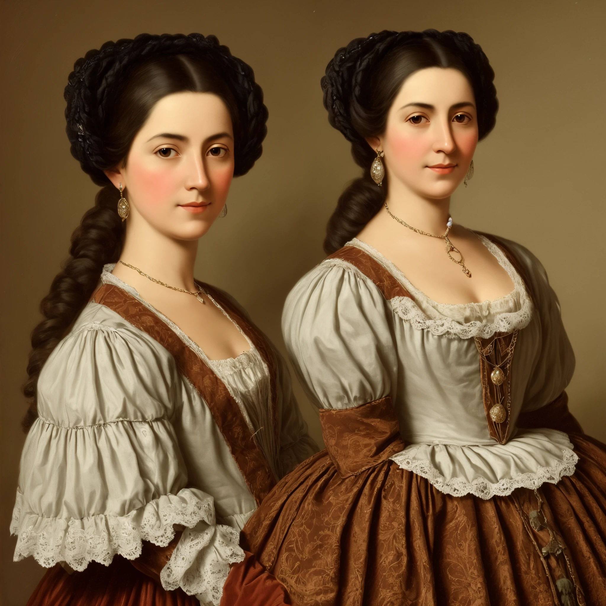 18th century realistic spanish woman