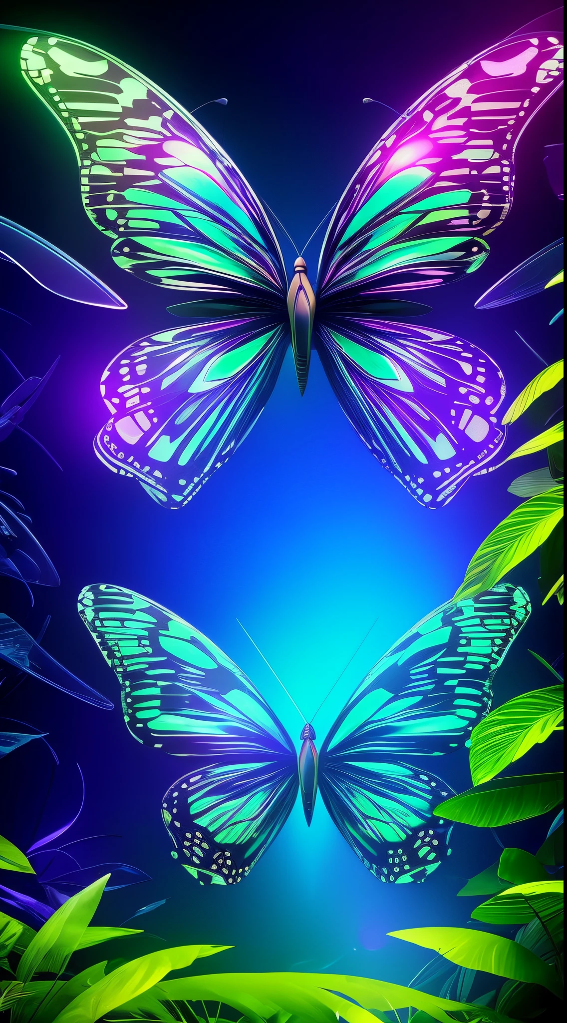 hyper HD, super detailing, Best quality at best, high detal, 1080p, 16k, A high resolution，Butterfly close-up，Butterfly with sparkling surface, amazing symmetrical wings, Magic Crystal Butterfly, Magic butterfly with diamonds, purple sparkles, gold and purple, butterfly bright,, Sparkling gold butterfly, glowing purple, The background is the mysterious cosmic starry sky, butterfly photography, Gemstones and yellow gold rings，(The best illustrations)，(The best shadow)，isometric 3D.octaneratingrendering，Hyper-realistic