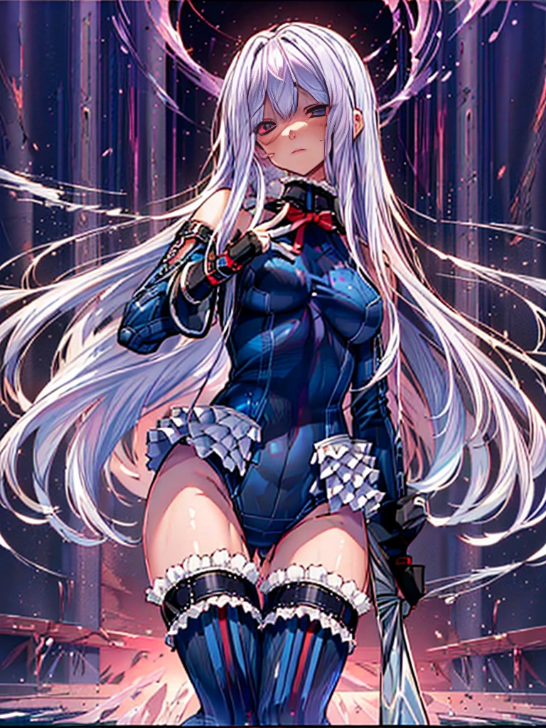 (1girl in:1.2, ( (digital) ( (Detailed reproduction of the dark passage inside the base:1.4), medium breasts, (fril swimsuit, thighs thighs thighs thighs, Detached sleeves)) , Best Quality, marierose,、Hypnorola
Eyes in the sky、1girl in,Emotionless facial expressions,