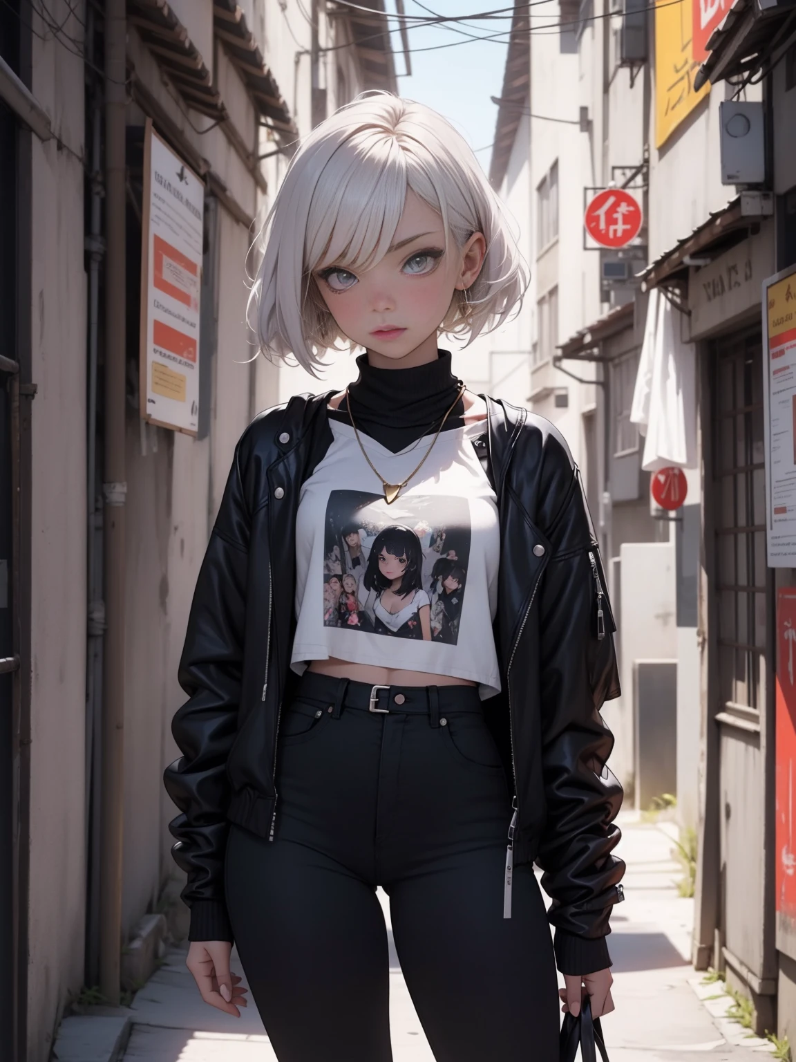 corpo todo, maquiagem, mascara, Lips are soft or colored, fundo preto simples, minimalismo, monotone, paletas de cores simples, limpo, Crisp drawings, silhuetas fluidas, punk , Pants, roupa rasgada, Rocha, Saia, Asymmetric, geometric, roupas de praia, Simple and minimalist accessories, Necklaces and thin rings in silver or gold, Pulseiras simples, Designs diferentes,  silhuetas simples, Estilo Diesel, garota punk, minimalismo, materiais de alta qualidade, Fresh and urban printing, alta moda, Moda punk, vermelho, cor preta, sexy, rosto infantil