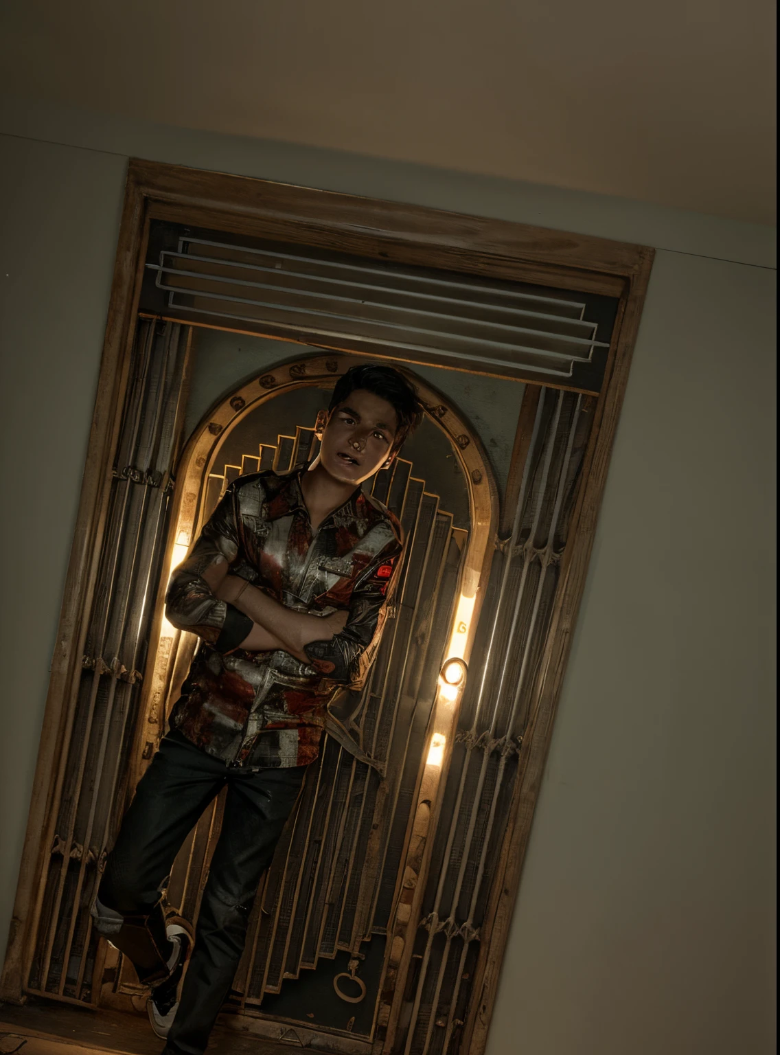 Premium look background change gamer look in boy in horror why face I did no