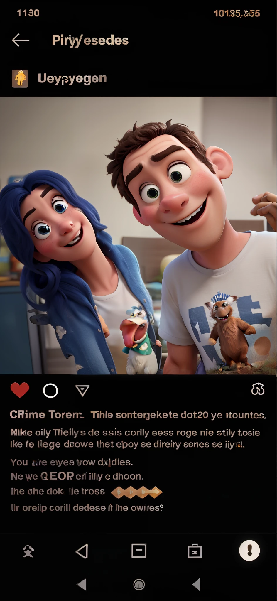 Criar imagem Disney Pixar