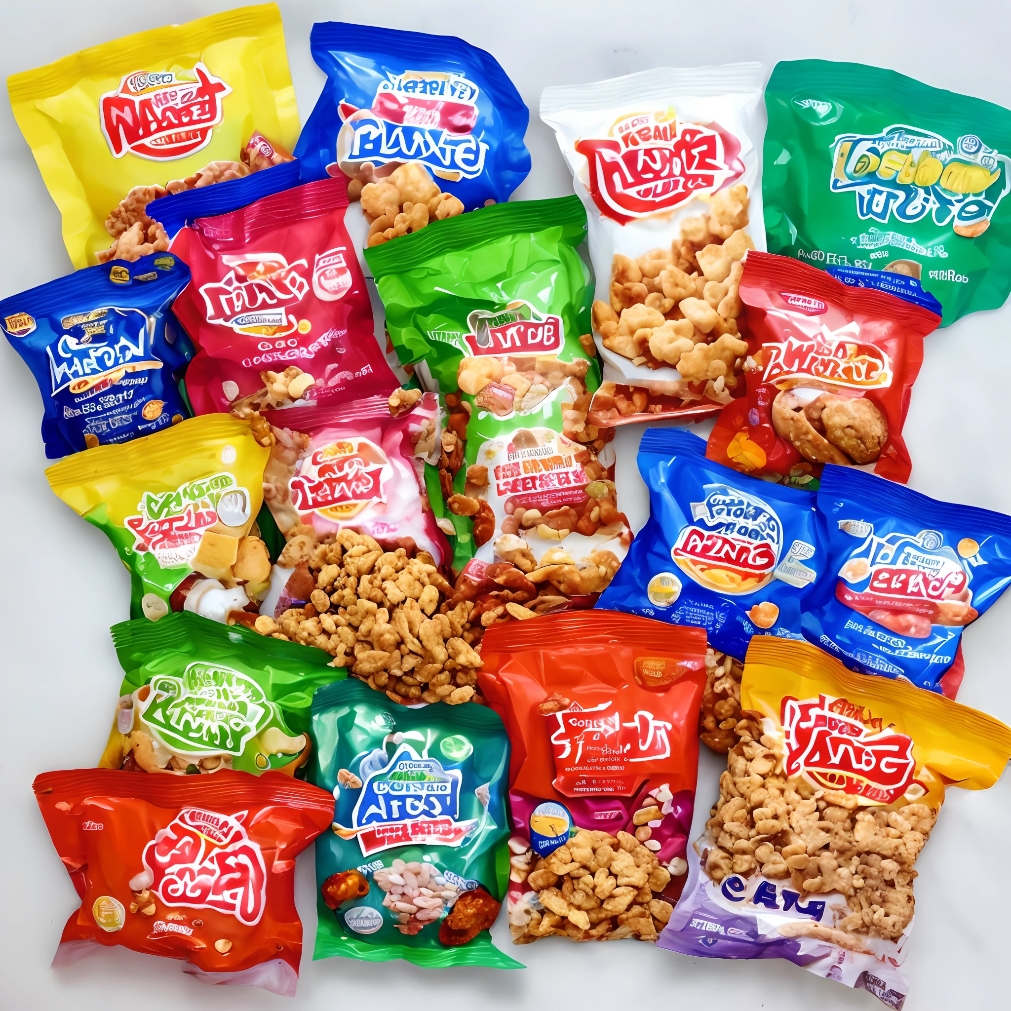 Make a planet out of all little Deby snacks