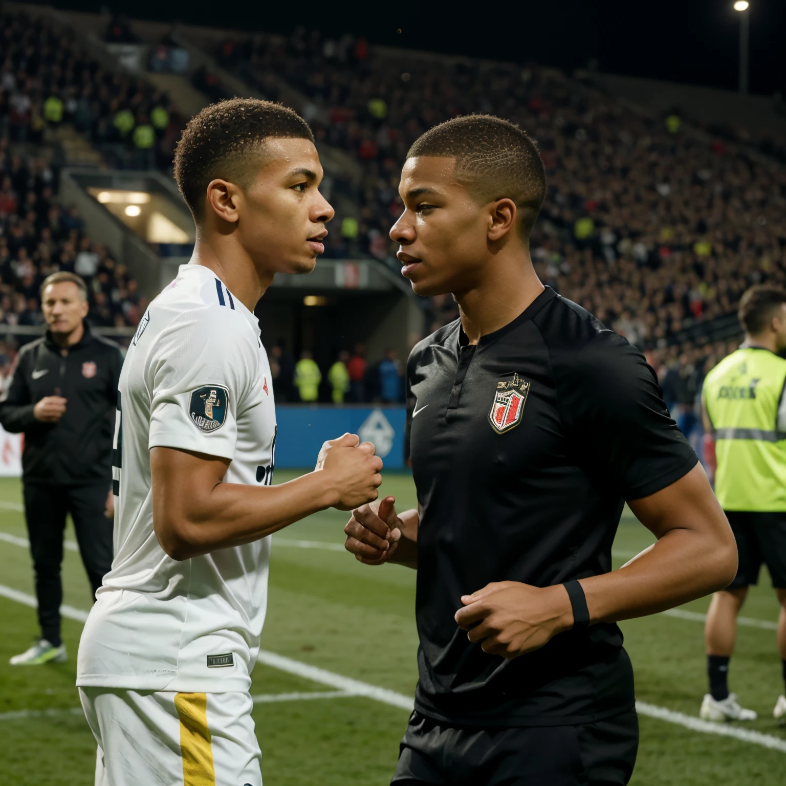 Football ((one on one )), mbappe, haaland UeFA,