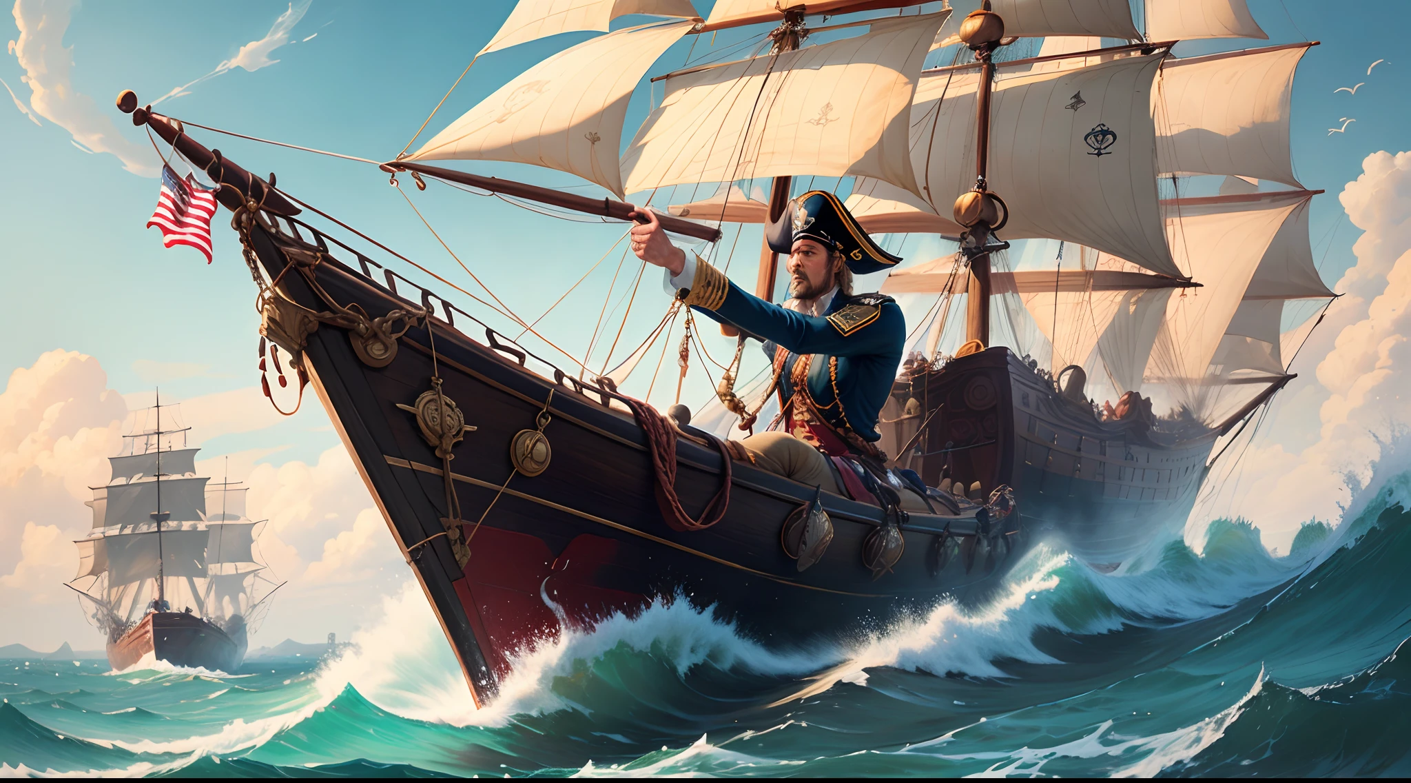 A pirate named captain John stone