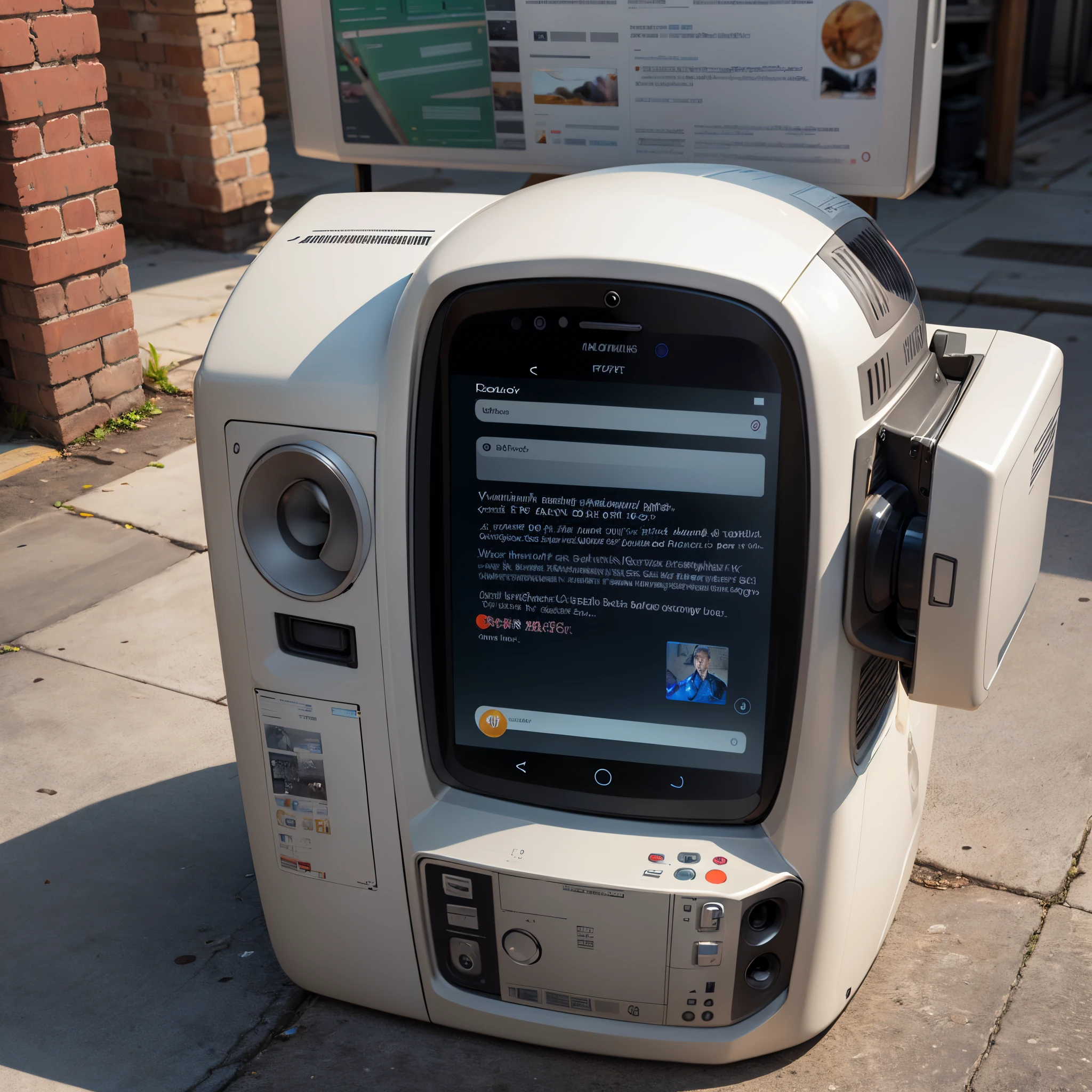 Imagine a CRT cellphone