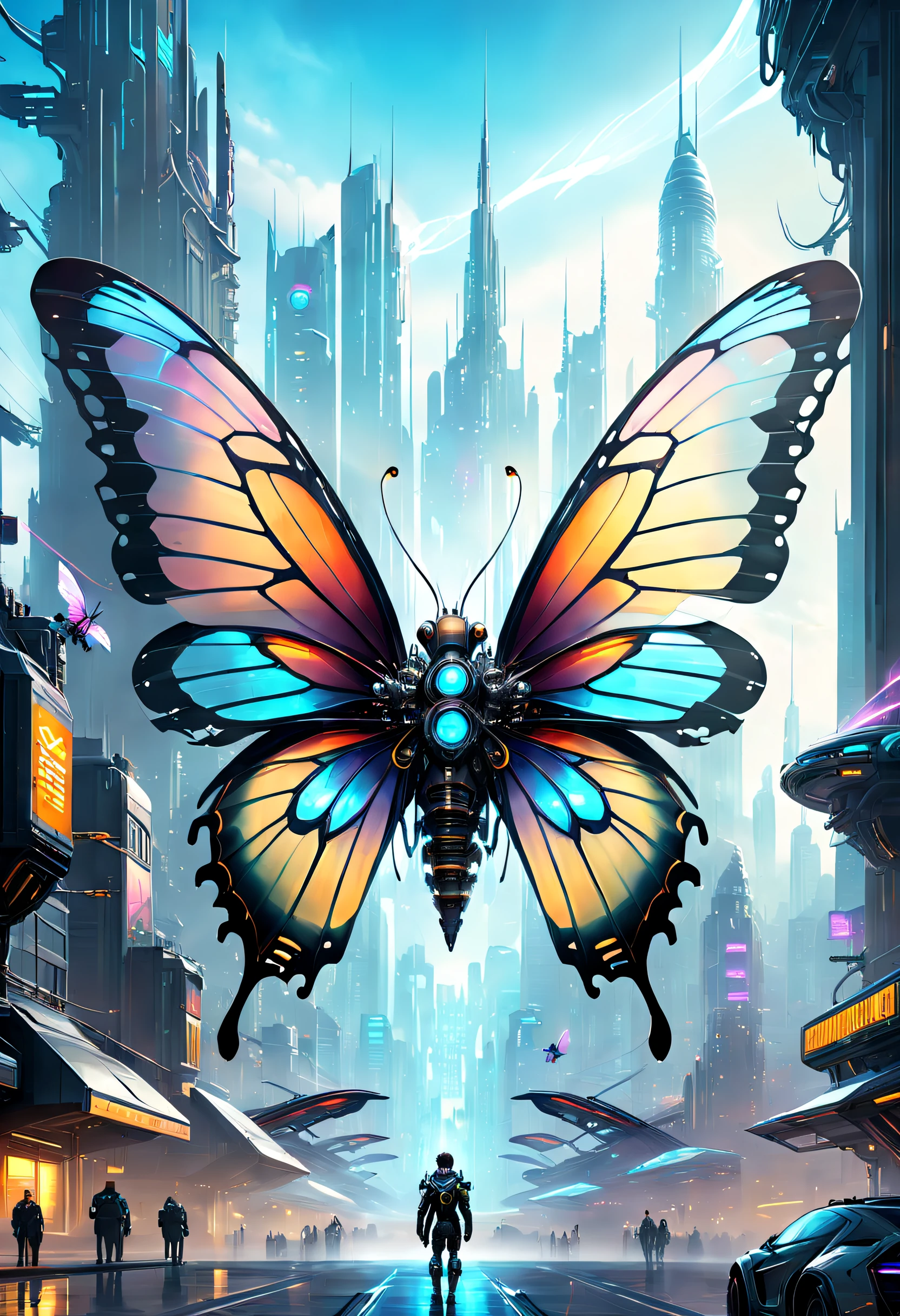 hyper HD, super detailing, Best quality at best, high detal, 1080p, 16k, A high resolution，Butterfly close-up，Butterfly with sparkling surface, amazing symmetrical wings, Magic Crystal Butterfly, Magic butterfly with diamonds, purple sparkles, gold and purple, butterfly bright,, Sparkling gold butterfly, glowing purple, The background is the mysterious cosmic starry sky, butterfly photography, Gemstones and yellow gold rings，(The best illustrations)，(The best shadow)，isometric 3D.octaneratingrendering，Hyper-realistic
