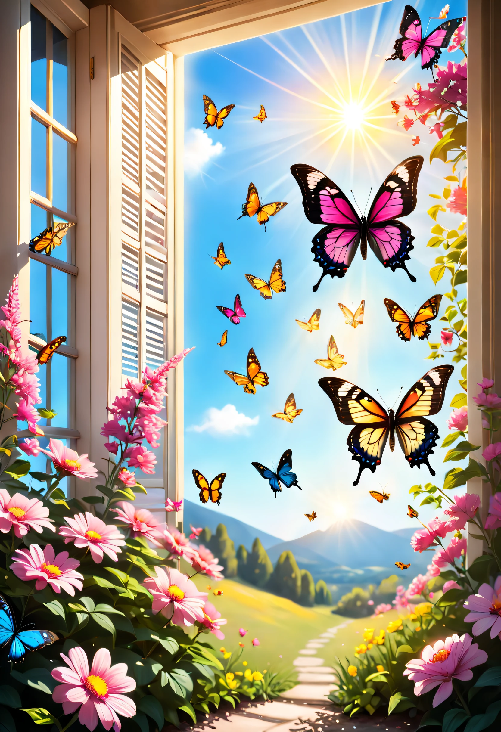 hyper HD, super detailing, Best quality at best, high detal, 1080p, 16k, A high resolution，Butterfly close-up，Butterfly with sparkling surface, amazing symmetrical wings, Magic Crystal Butterfly, Magic butterfly with diamonds, purple sparkles, gold and purple, butterfly bright,, Sparkling gold butterfly, glowing purple, The background is the mysterious cosmic starry sky, butterfly photography, Gemstones and yellow gold rings，(The best illustrations)，(The best shadow)，isometric 3D.octaneratingrendering，Hyper-realistic