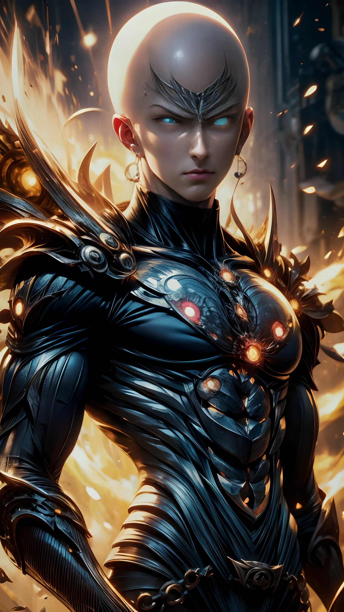 One punch man saitama boros a tek atıyor