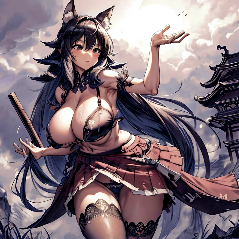 Colossal tits、underwear long hair