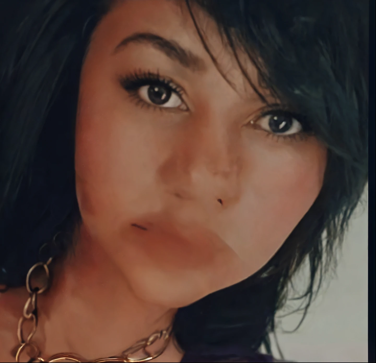 black hair, hair bobbles, wince, longeyelashes, solid circle eyes, fake animal ears, light smile, ear blush, fang, ccurate, Surrealism, drop shadow, anaglyph, stereogram, tachi-e, pov, atmospheric perspective, 8k, super detail, best quality