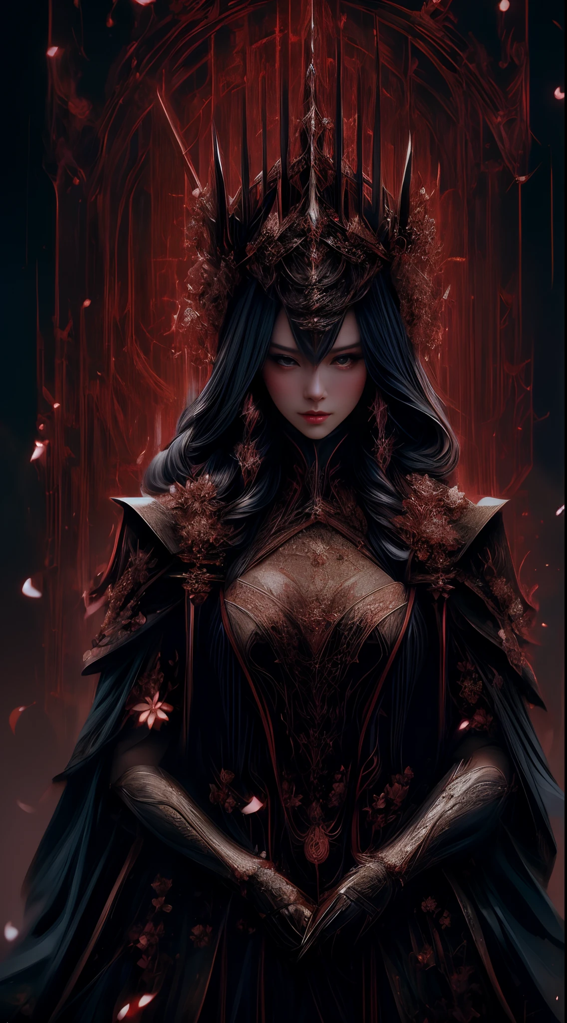 woman,Wearing imperial robes,Arms spread wide,Bow and arrow in hand,swordsmen,Masterpiece,Best quality,超细节的,Broad perspectives,photorealestic,illustration,Renderer,illustration,Matsuki,Dissection is correct
