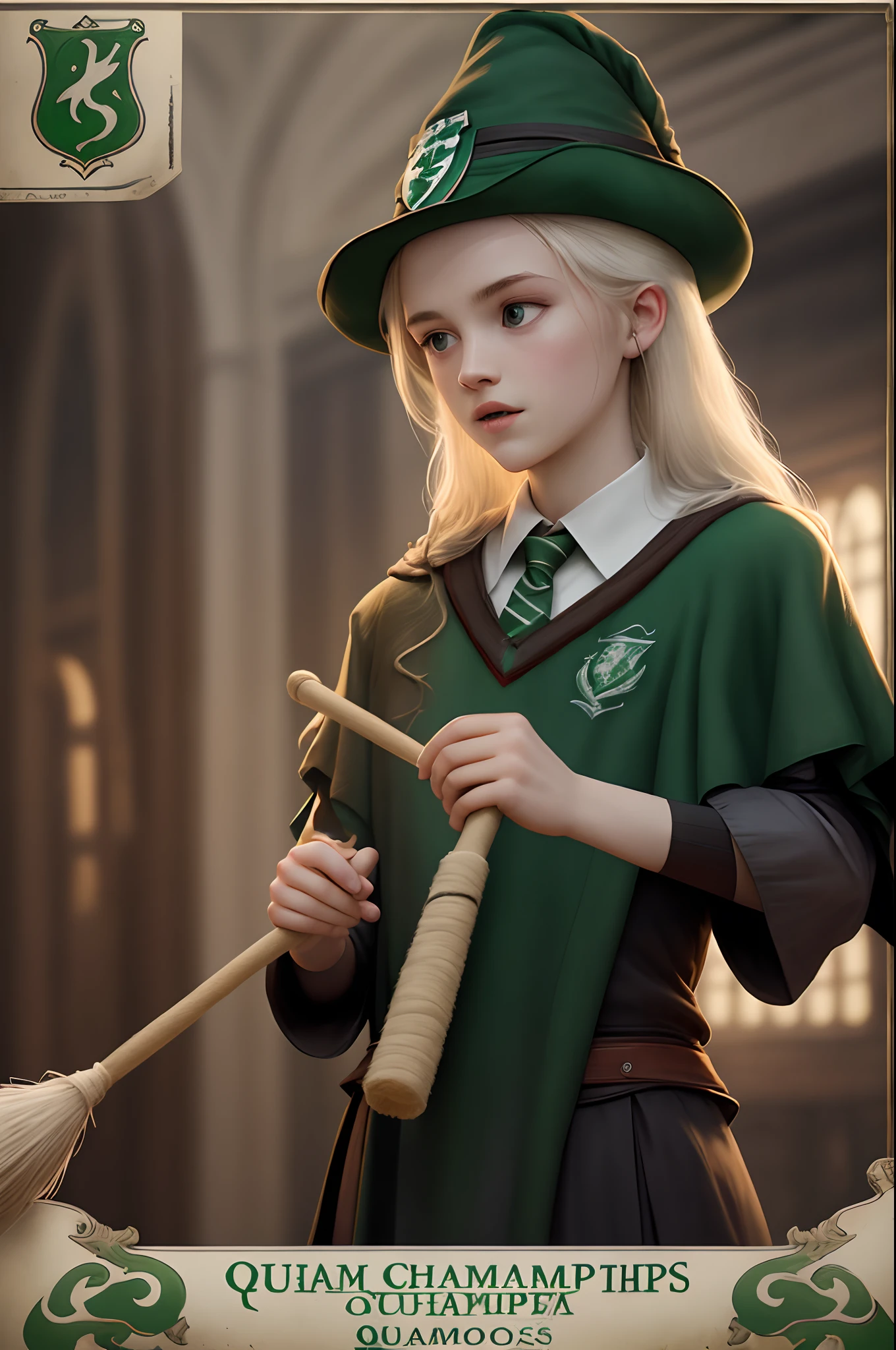 Slytherin champions quiditch poster