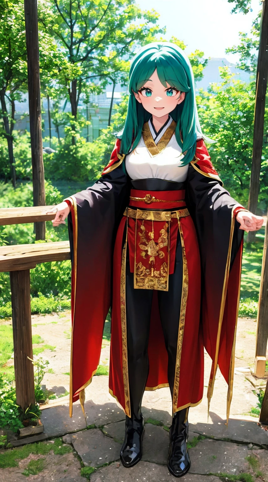 masterpiece, best quality,, corset, breastplate,lum, , urusei yatsura, cloak, pants, pullover kimono,martial pov,, pantyhose, sharpteeth, standing,smile, matial art,, full body, boots , pant, medium breast, pants, pullover,martial pov,god rays, ray tracing, sparkle, cinematic lighting, UHD, retina, masterpiece, ccurate, anatomically correct, textured skin, super detail, high details, high quality, award winning, best quality, highres, 1080P, HD, 4K, thunder aura, light aura, sharpteeth,, super powers, full body, standing, kimono,woman-medieval-clothes, fangs, smile, green hair,, teeth, , long hair