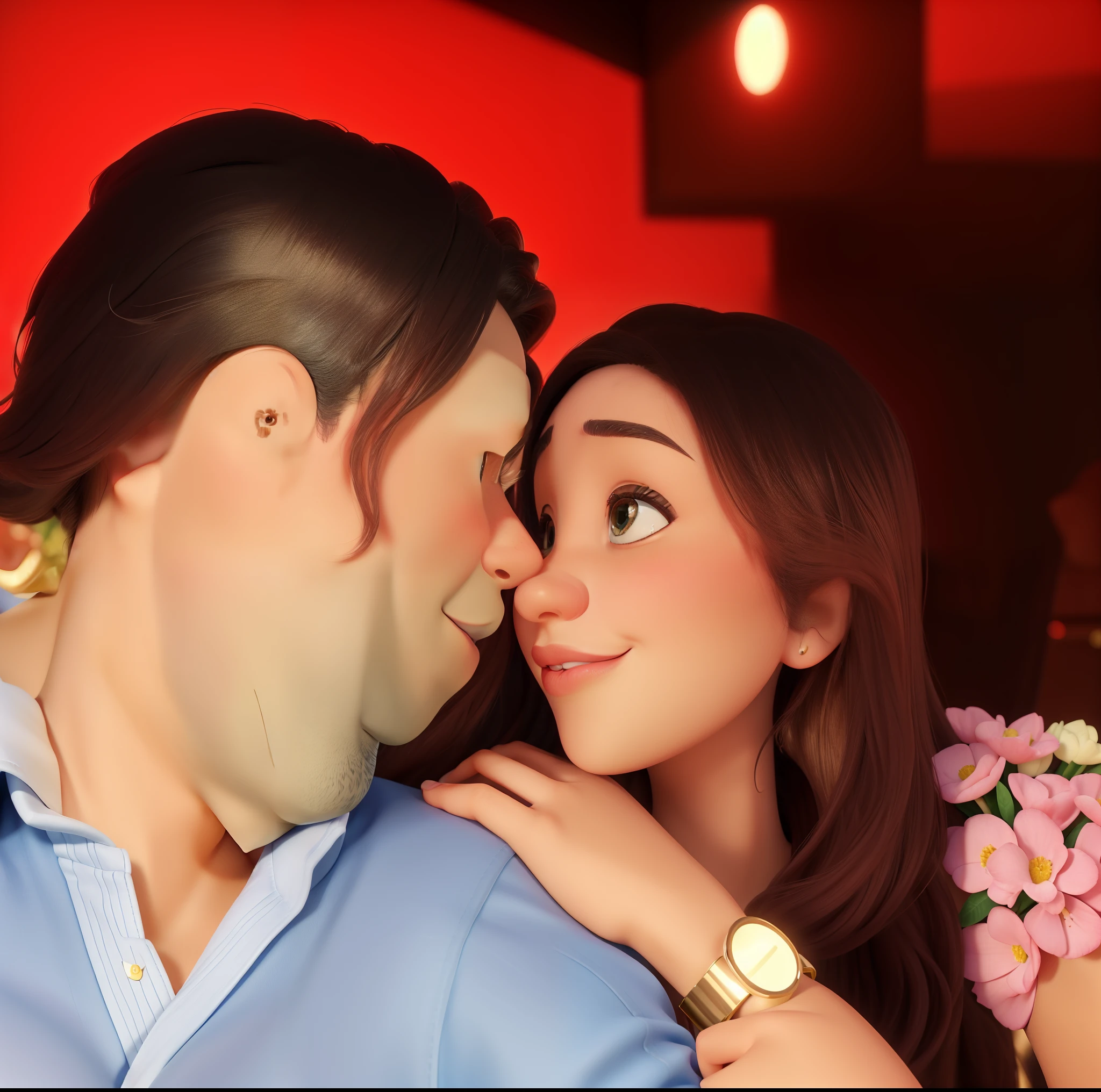 there is a man and woman sitting next to each other, casamento, Casal feliz, Makup completo, Lovely couple, noivo, par, com maquiagem profissional, noivos, noiva, maquiagem, vinda, 🤬 🤮 💕 🎀, foto do casamento, foto do perfil, foto de perfil, com hera, facebook post, full protrait, fechar potrait, rosto realista 8K hd de ultra alta qualidade