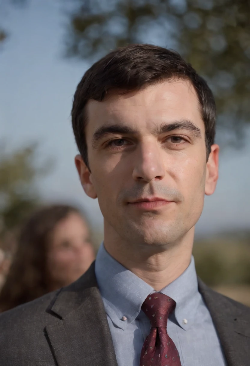 A photo of a colorful hot air balloon in the sky,original,In “Nathan for You,” Nathan Fielder portrays a character of the same name, marked by his plain, somewhat awkward appearance: often seen in a grey suit and tie, with his hair neatly combed and a pair of unremarkable glasses. This understated look complements his on-screen persona, which is characterized by a deadpan expression and a consistently serious demeanor, regardless of the comedic absurdity unfolding around him.