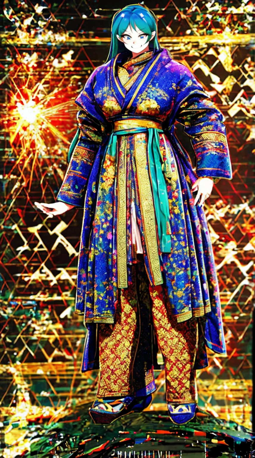 masterpiece, best quality,, corset, breastplate,lum, , urusei yatsura, cloak, pants, pullover kimono,martial pov,, pantyhose, sharpteeth, standing,smile, matial art,, full body, boots , pant, medium breast, pants, pullover,martial pov,god rays, ray tracing, sparkle, cinematic lighting, UHD, retina, masterpiece, ccurate, anatomically correct, textured skin, super detail, high details, high quality, award winning, best quality, highres, 1080P, HD, 4K, thunder aura, light aura, sharpteeth,, super powers, full body, standing, kimono,woman-medieval-clothes, fangs, smile, green hair,, teeth, big breast, long hair, sharpteeth