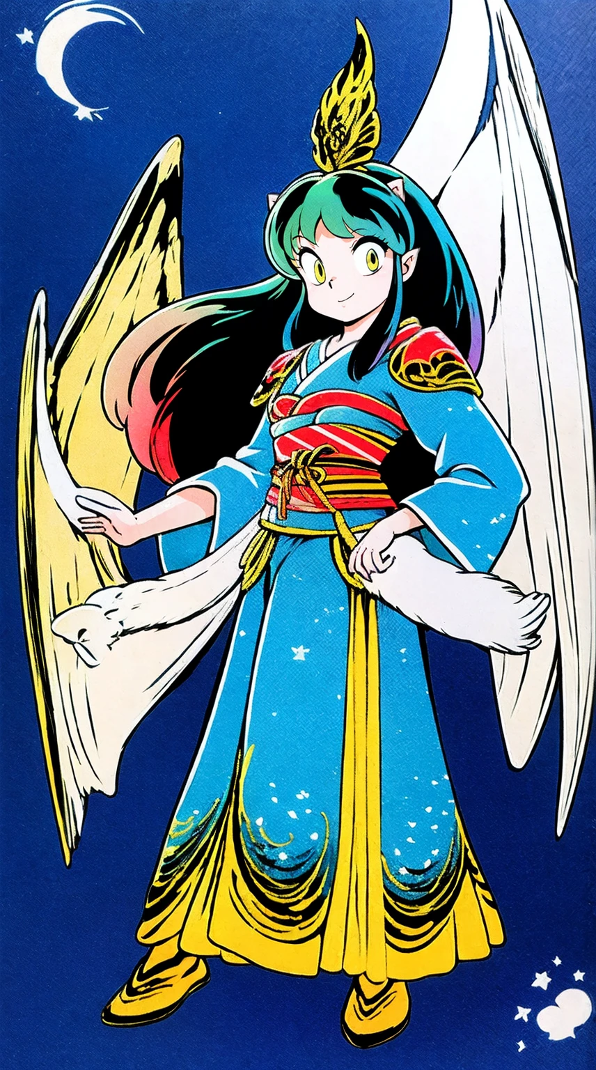 masterpiece, best quality,, corset, breastplate,lum, , urusei yatsura, cloak, pants, pullover kimono,martial pov,, pantyhose, sharpteeth, standing,smile, matial art,, full body, boots , pant, medium breast, pants, pullover,martial pov,god rays, ray tracing, sparkle, cinematic lighting, UHD, retina, masterpiece, ccurate, anatomically correct, textured skin, super detail, high details, high quality, award winning, best quality, highres, 1080P, HD, 4K, thunder aura, light aura, sharpteeth,, super powers, full body, standing, kimono,woman-medieval-clothes, fangs, smile, green hair,, teeth, t, long hair,takahashi rumiko, big breast, yellow eyes, teeth,