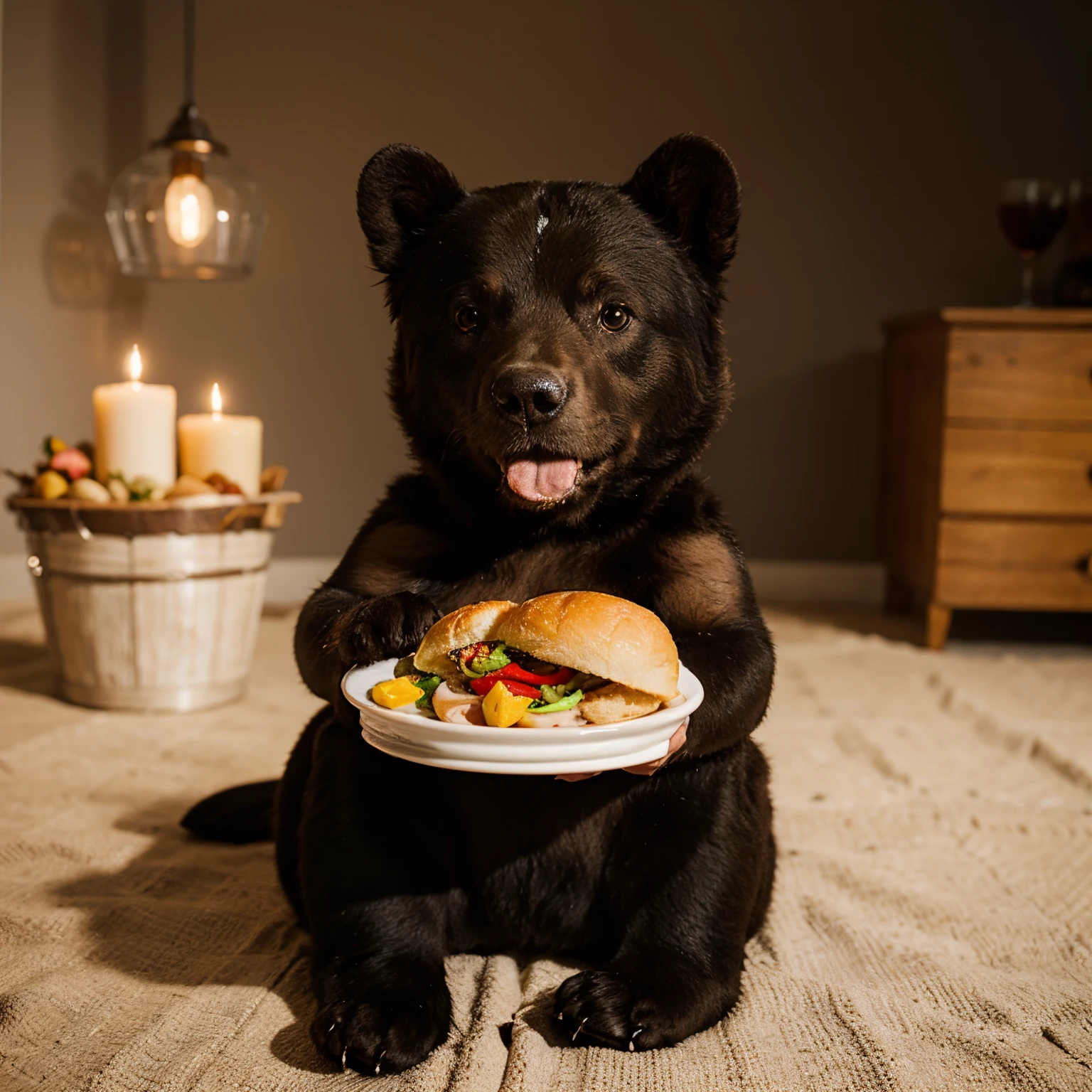 Little Bear invites you to eat