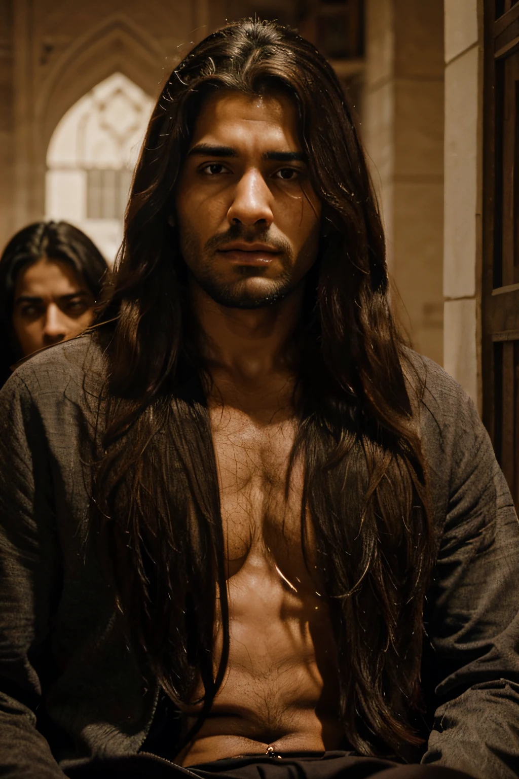 Jealousy blinded him to wisdom and justice, leading him to plan the death of, a man with long hair and a young Arab about 30 years old, these emotions