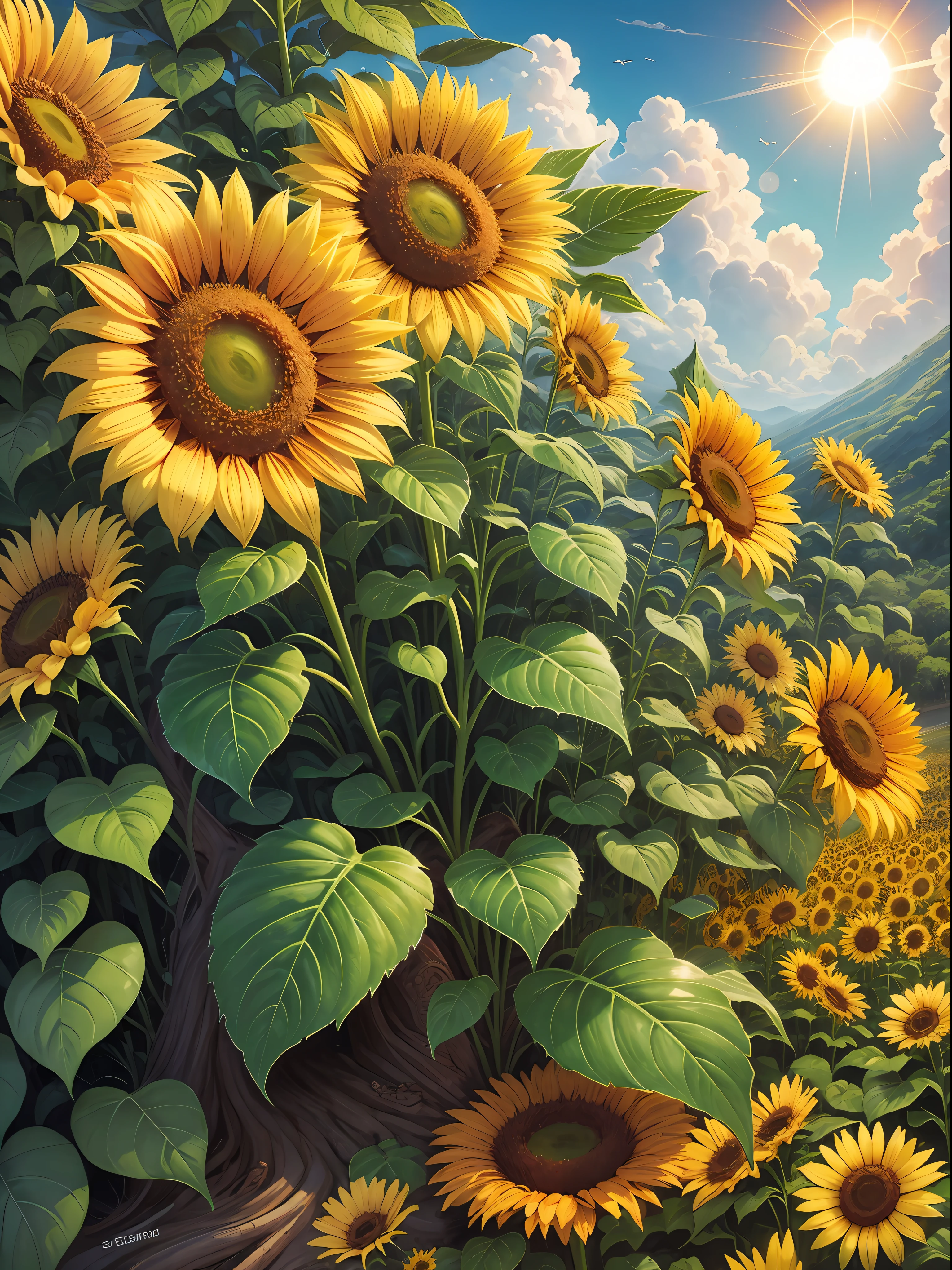 sun flower --auto --s2