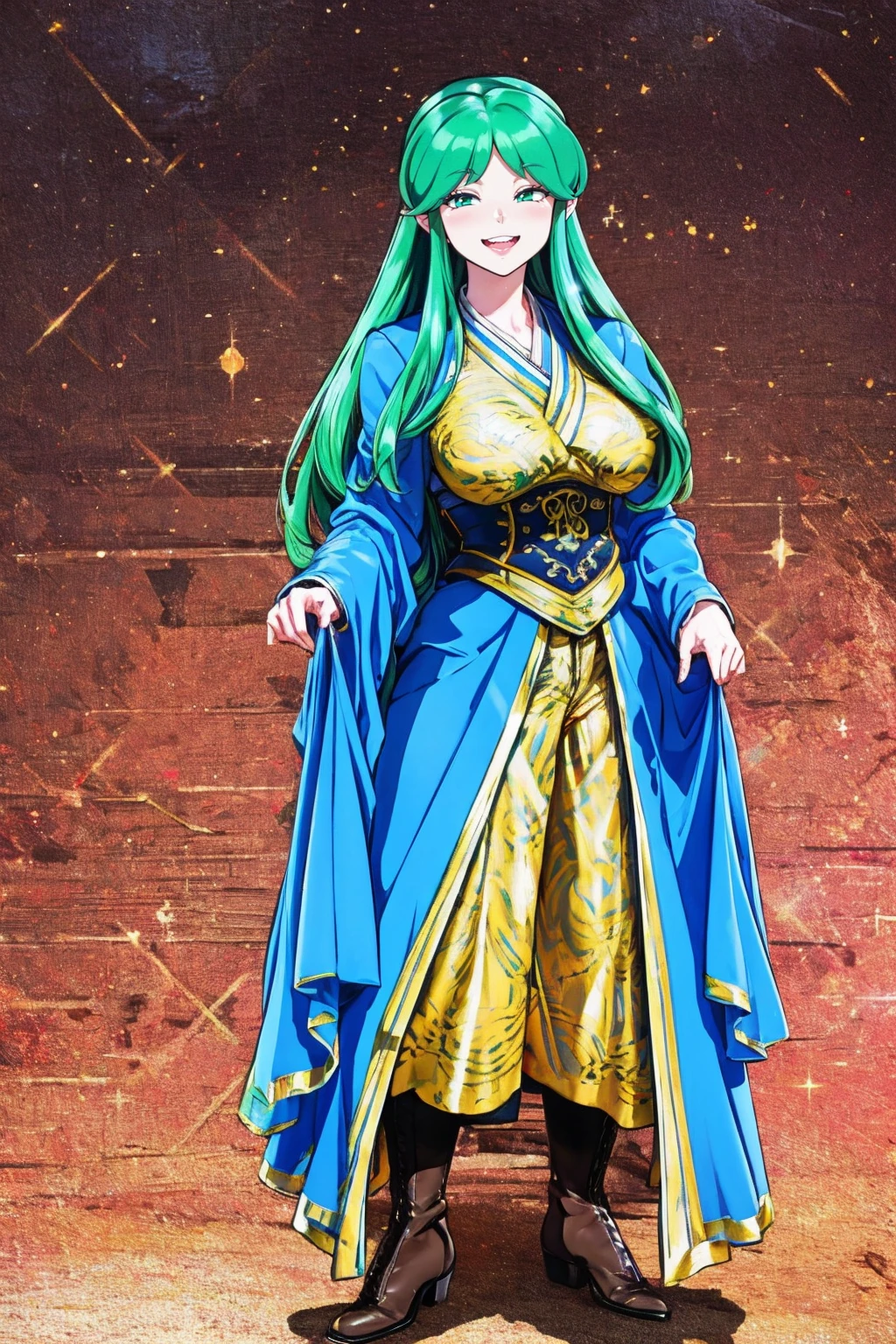 masterpiece, best quality,, corset, breastplate,lum, , urusei yatsura, cloak, pants, pullover kimono,martial pov,, pantyhose, sharpteeth, standing,smile, matial art,, full body, boots , pant, medium breast, pants, pullover,martial pov,god rays, ray tracing, sparkle, cinematic lighting, UHD, retina, masterpiece, ccurate, anatomically correct, textured skin, super detail, high details, high quality, award winning, best quality, highres, 1080P, HD, 4K, thunder aura, light aura, sharpteeth,, super powers, full body, standing, kimono,woman-medieval-clothes, fangs, smile, green hair,, teeth, big breast, long hair