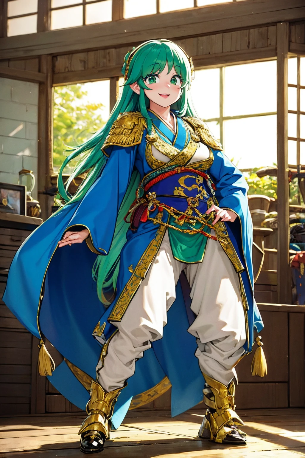 masterpiece, best quality,, corset, breastplate,lum, , urusei yatsura, cloak, pants, pullover kimono,martial pov,, pantyhose, sharpteeth, standing,smile, matial art,, full body, boots , pant, medium breast, pants, pullover,martial pov,god rays, ray tracing, sparkle, cinematic lighting, UHD, retina, masterpiece, ccurate, anatomically correct, textured skin, super detail, high details, high quality, award winning, best quality, highres, 1080P, HD, 4K, thunder aura, light aura, sharpteeth,, super powers, full body, standing, kimono,woman-medieval-clothes, fangs, smile, green hair,, teeth, big breast, long hair