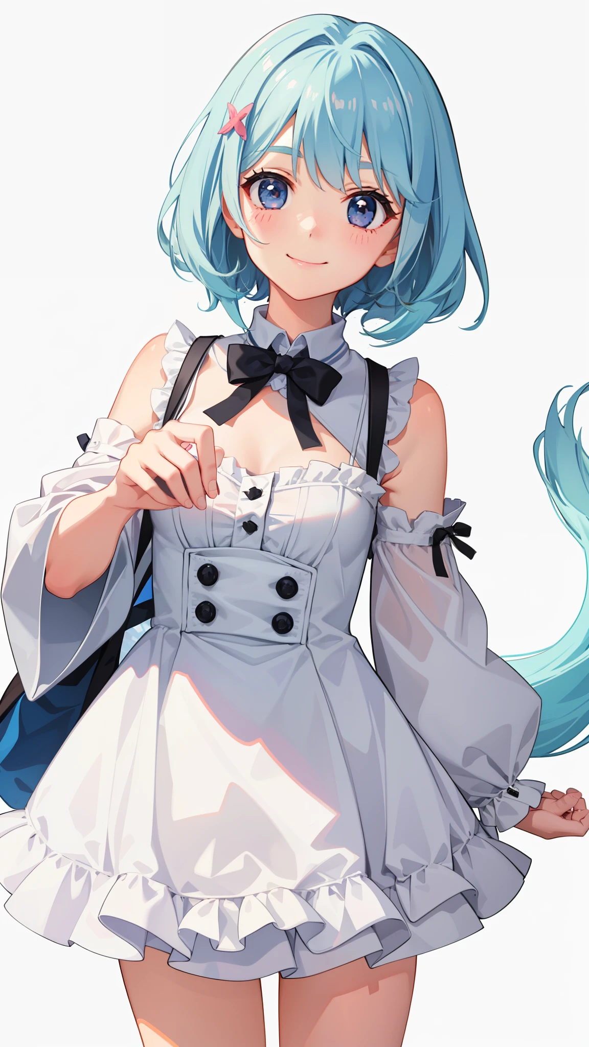 1girl in、、cute little、A smile、