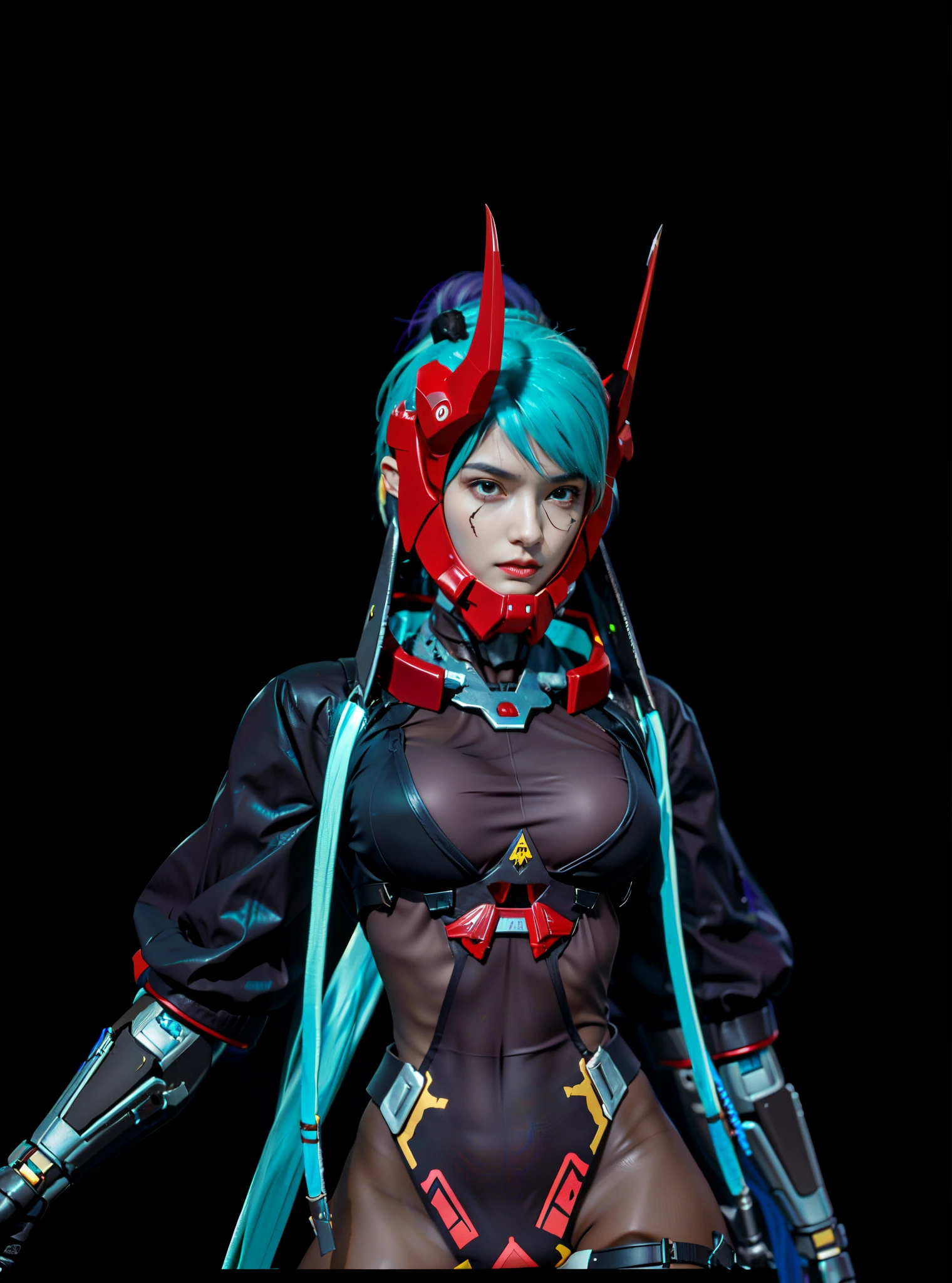 a close up of a woman in a costume with a sword, katana zero video game character, cyborg merchant girl, holy cyborg necromancer girl, girl in mecha cyber armor, valorant character, robot mecha female dragon head, sci - fi character, echo from overwatch, female character, cyborg merchant woman, sci fi female character