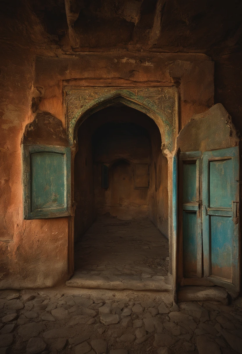 Dschingis Khan,Uralter Krieger,Dilapidated walls